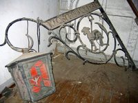 Bild vergrößern: altes Apothekenschild Klosterapotheke Lamspringe