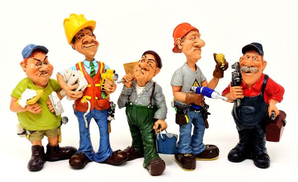 Bauarbeiter Figuren